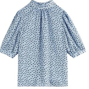 Ted Baker Priyal Short Sleeve Polka Dot Top. TB size 3 (M)